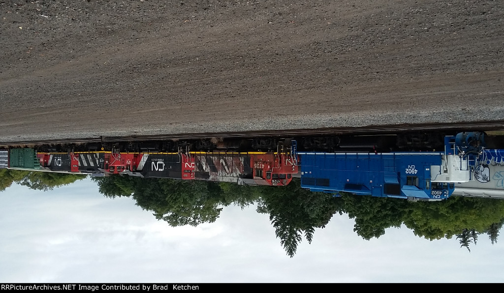 CN at CP Lambton - upside down? Picture is fine on my end. 